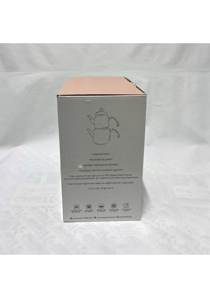 Acar Qualita Viola Mini Emaye Çaydanlık Takımı XAP-07779