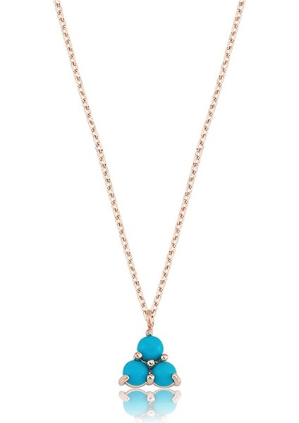 Gümüş Kolye - Mini Firuzeli Gümüş Kolye