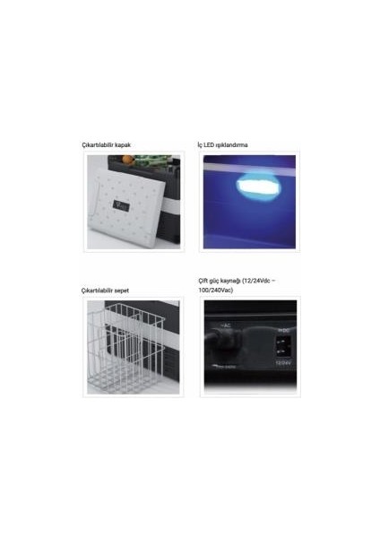 Vitrifrigo Portatif Buzdolabı-Dondurucu. Model VF55P 55 Litre