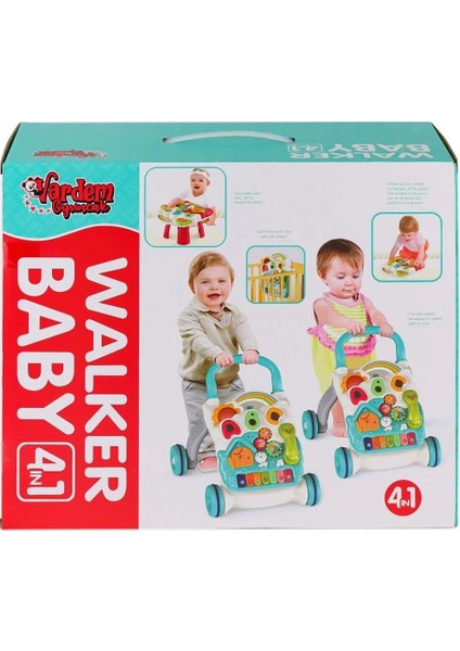 Nessiworld BIB-6017 Pianolu Yürüme Arkadaşı 4ın1