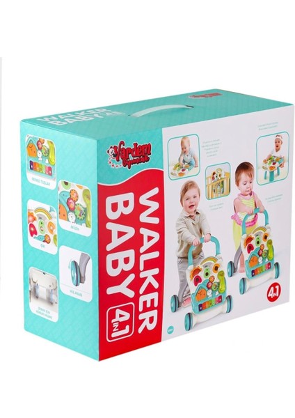Nessiworld BIB-6017 Pianolu Yürüme Arkadaşı 4ın1