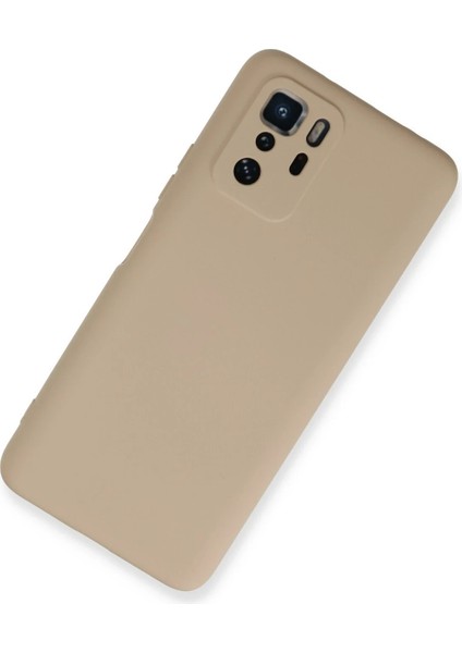 Xiaomi Poco X3 Gt Kılıf Nano Içi Kadife Silikon - Pudra Bstmy