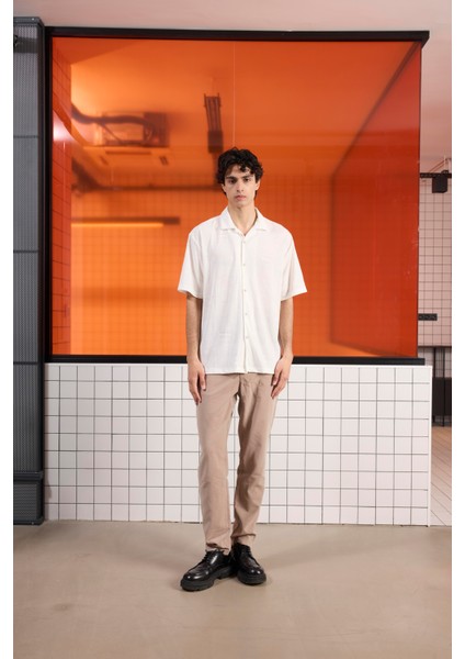 Apaj Yaka Kısa Kollu Erkek Gömlek fiyatları