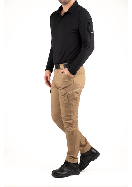 Kum Rengi Kargo Pantolon | Outdoor & Görev Için Ideal