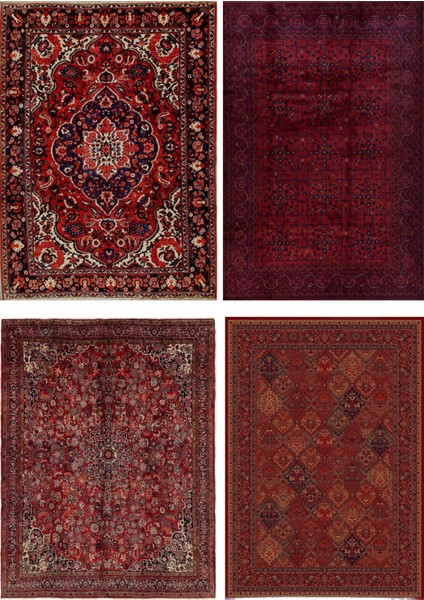 17'li Otantik Etnik Halı Desenli Yapışkanlı Scrapbook Kağıt Seti (3 Adet 11*21CM VE14 Adet A5 Boyutunda)