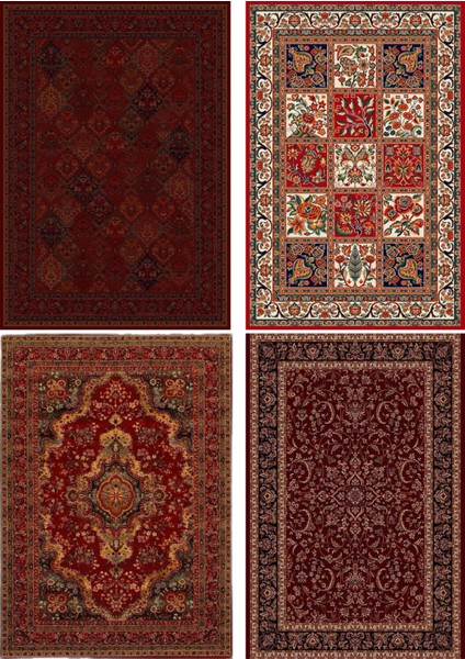 17'li Otantik Etnik Halı Desenli Yapışkanlı Scrapbook Kağıt Seti (3 Adet 11*21CM VE14 Adet A5 Boyutunda)