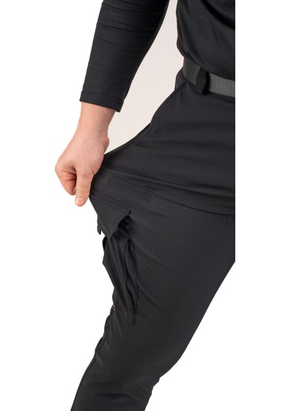 Erkek Taktik Outdoor Kargo Pantolon – Suya Dayanıklı, Esnek ve Çok Cepli Siyah Renk fırsatları