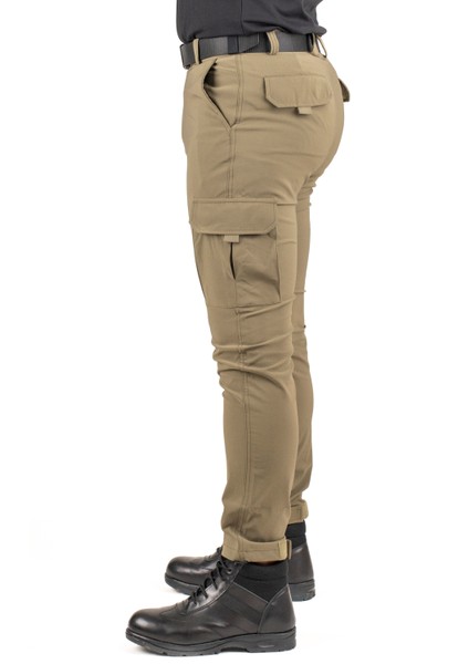 Erkek Taktik Outdoor Kargo Pantolon – Suya Dayanıklı, Esnek ve Çok Cepli Haki Renk fiyatları