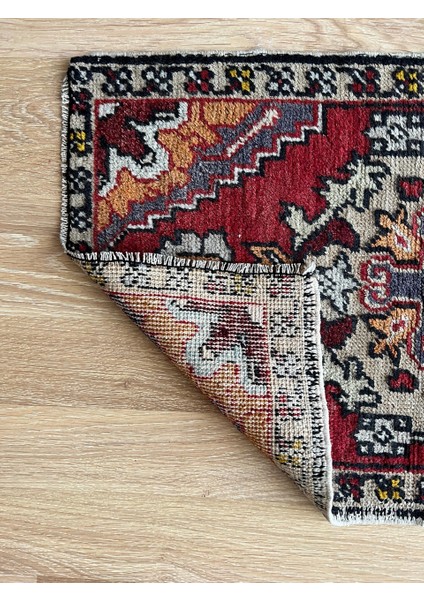 52X83 cm Küçük Boy El Dokuma Ender Nostaljik Kilim Yıkanabilir Kilim fırsatları