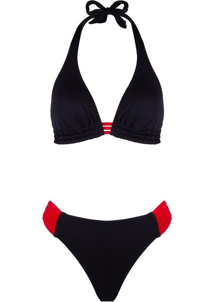 4509 Siyah Kırmızı Bikini Takımı fırsatları