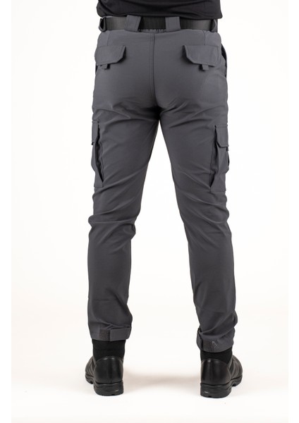 Erkek Taktik Outdoor Kargo Pantolon | Suya Dayanıklı, Esnek, Çok Cepli Füme modelleri