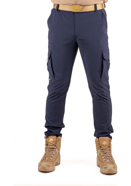 Erkek Taktik Outdoor Kargo Pantolon | Suya Dayanıklı, Esnek, Çok Cepli Lacivert fırsatları