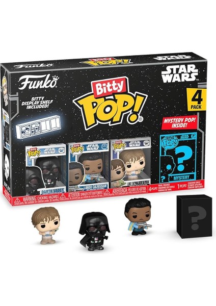 Funko Bitty Pop! Star Wars 4lü Mini Figür Paketi: Darth Vader