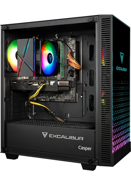 Excalibur E65L.147F-BF50X-0HC Intel Core I7-14700F 16GB Ddr5 Ram 1tb Nvme SSD Nvidia Geforce Rtx 3050 Freedos Masaüstü Bilgisayar