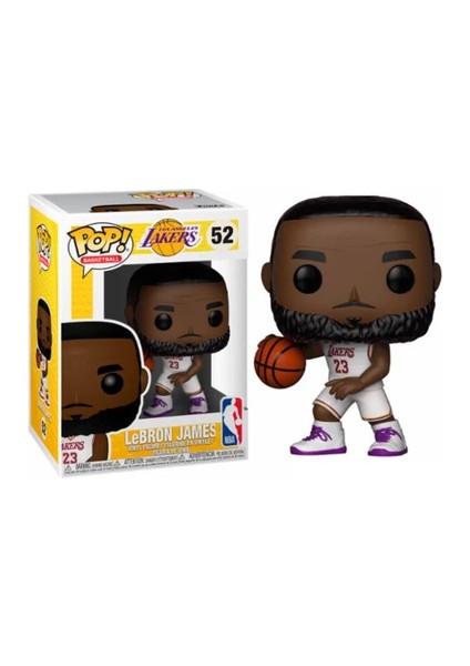 ! Basketball Los Angeles Lakers: Lebron James (White Uniform) No: 52