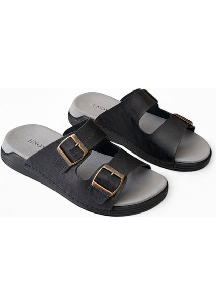 Env M226-105 Rahat Tabanlı Erkek Terlik Yazlık Plaj Havuz Bahçe Günlük Hafif Terlik