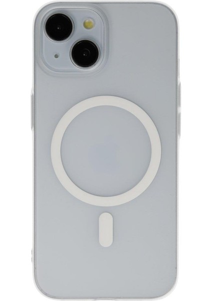Iphone 13-14 Tuna Buzlu Sert Ince Magsafe Telefon Kılıfı