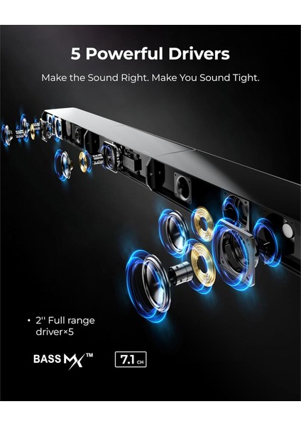 Apollo S70 Ultra 7.1 Detachable Lighting Soundbar (U3800) modelleri