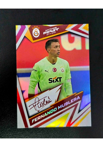 Fernando Muslera Imzalı Oyun Kartı