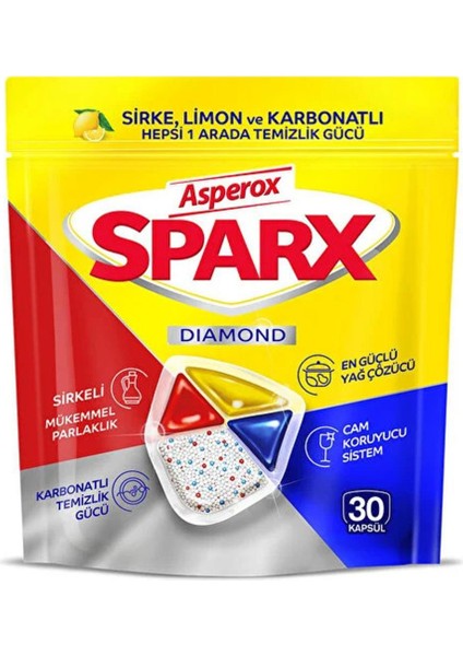 Sparx Hepsi Bir Arada Bulaşık Makinesi Tableti 30 Adet