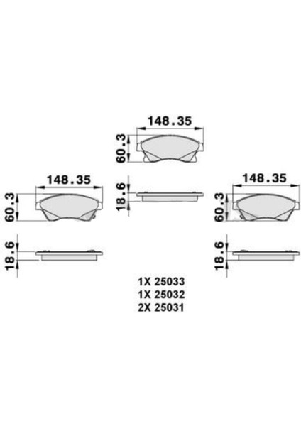 On Fren Balatası 15 Inch Astra J Cru