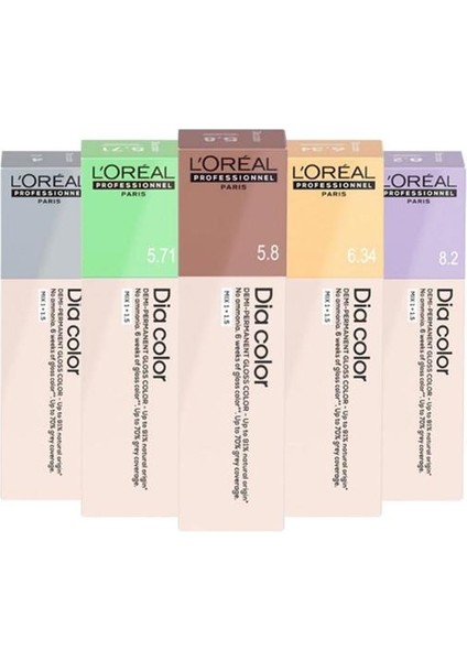 Dia Color Amonyaksız Parlak Saç Boyası 60 ml 7 - Kumral
