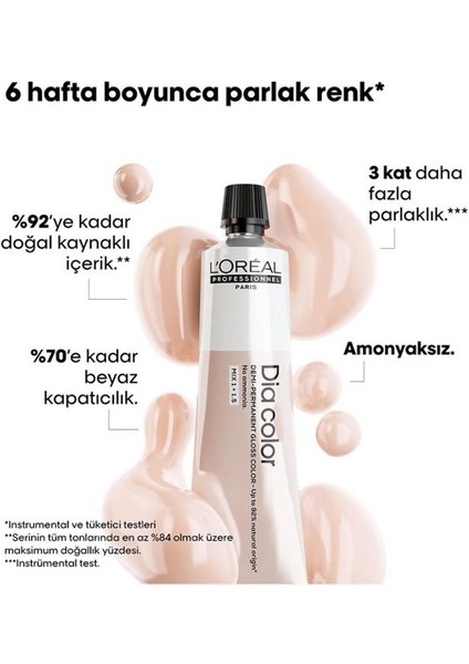 Dia Color Amonyaksız Parlak Saç Boyası 60 ml 7 - Kumral
