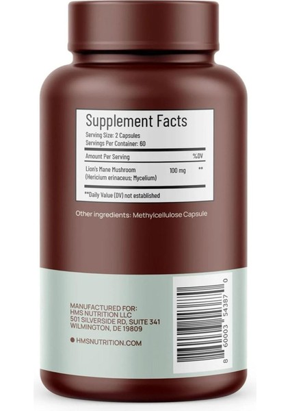 Lıons Mane Mushroom - 120 Kapsül modelleri