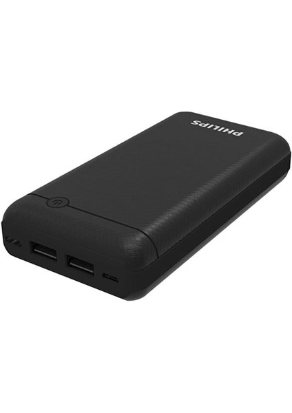 Philips DLP1720 Cb 20.000 Mah 2xusb Port Çıkış Type-C Micro-Usb Powerbank Hızlı Şarj Slim