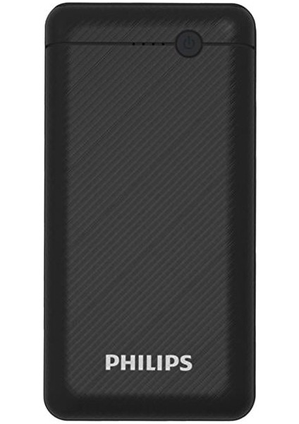 Philips DLP1720 Cb 20.000 Mah 2xusb Port Çıkış Type-C Micro-Usb Powerbank Hızlı Şarj Slim
