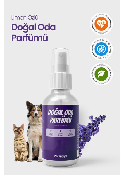 Kedi Kumu ve Tuvaleti Koku Giderici, Oda Parfümü -120ml