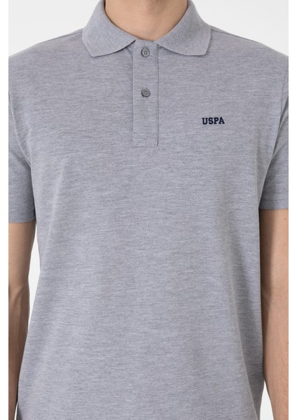 Erkek Gri Melanj Tişört Basic 50306007-VR086