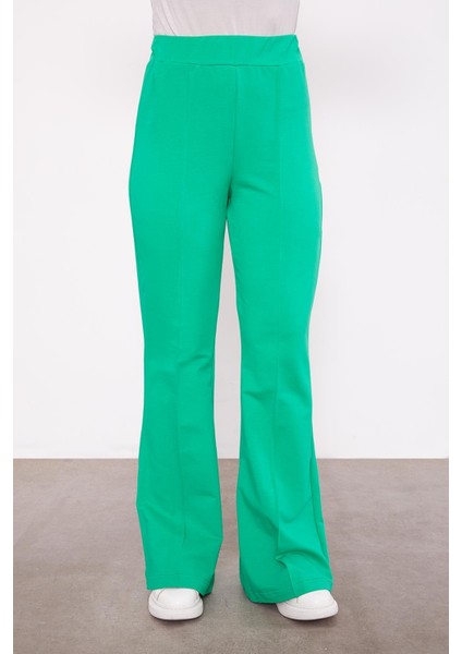Benetton Geniş Paça Beli Lastikli Spor Pantolon