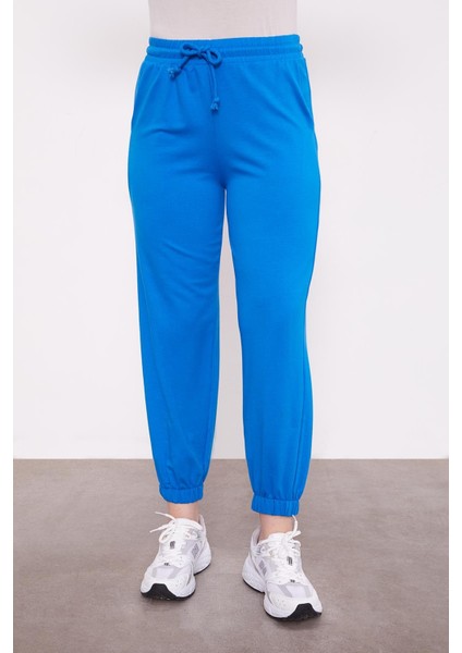 Saks Beli Lastikli Jogger Pantolon