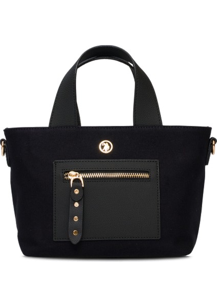 Sıyah U.s. Polo Assn. Kadın Postacı Çantası US25314