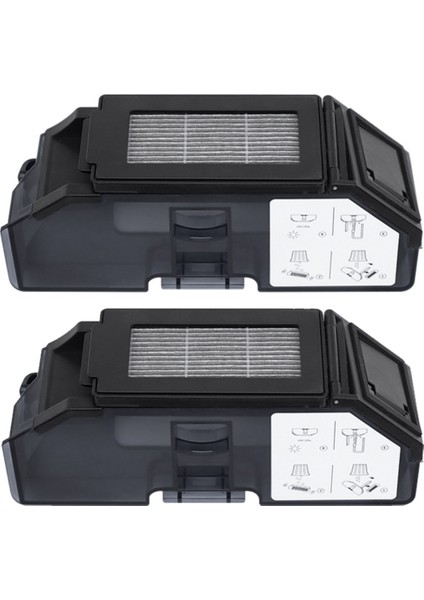 Ecovacs Deebot T50 Pro Robot Süpürge Aksesuarları Için 2 Adet Toz Kutusu (Yurt Dışından)