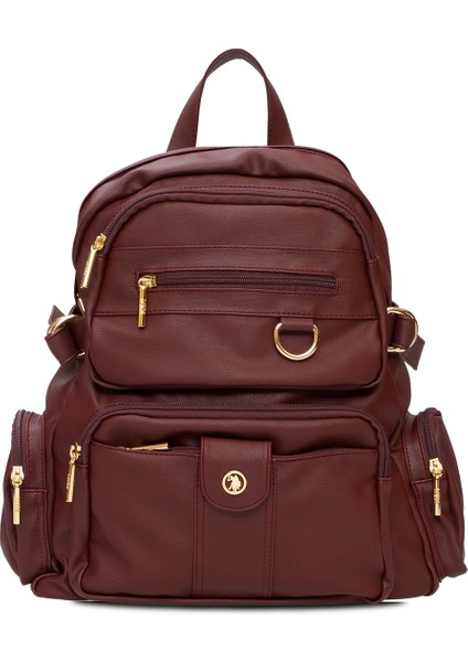 Bordo U.s. Polo Assn. Kadın Sırt Çantası US3244