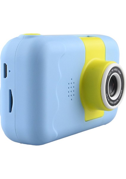 KDC-0025 180 Derece Flip Lens 2.0 Inç Ekran Mini Çocuk Kamera Video Kaydedici, Silikon Kılıfsız-Mavi (Yurt Dışından) fiyatları