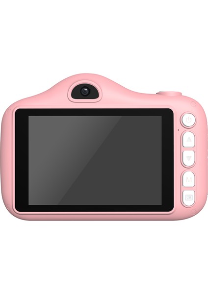 X600 3,5 Inç Büyük Ekran Çocuk Kamera 1080P Dijital Video Kamera Eğitici Oyuncaklar (Tf Kartsız)-Pembe (Yurt Dışından)