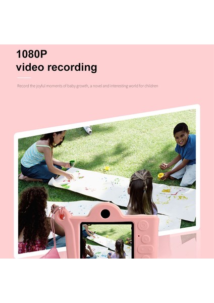 KDC-0026A 2 Inç Ekran Çocuk Eğitim Kamerası Çocuk Video Kamera Oyuncak-Pembe (Yurt Dışından) fırsatları