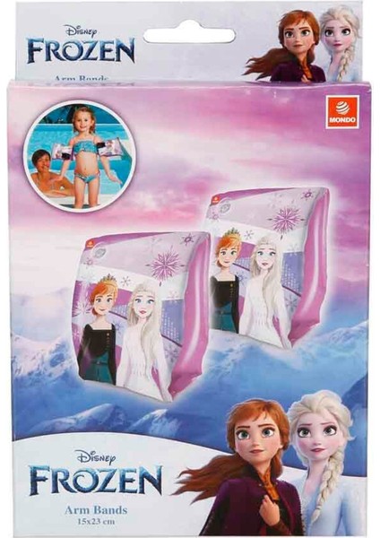 Lisanslı Disney Frozen Şişme Kolluk ile Havuzda ve Denizde Anna ve Elsa Büyüsü Sizinle!