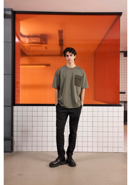 Bisiklet Yaka Modal Erkek T-Shirt