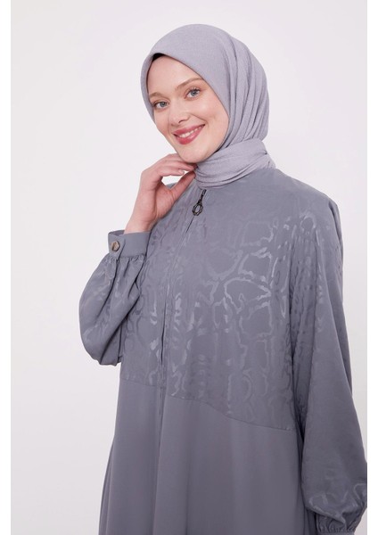 Antrasit Leopar Desen Ferace fırsatları