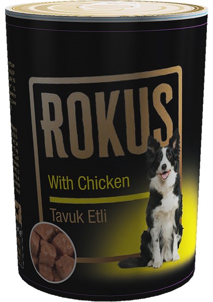 Tavuklu Köpek Konservesi 410 gr x 6 Adet Bstmy