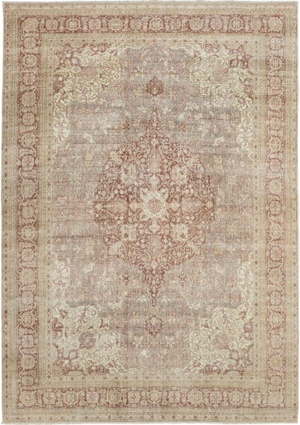 Fasa Pastel Renkli Vintage El Dokuma Halı 276X393 cm