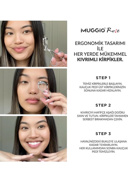 Doğal Kalıcı Kıvrım Premium Kirpik Kıvırıcı modelleri