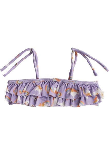 Ruffle Bikini Set - Rainbow Unicorn Lilac fiyatları
