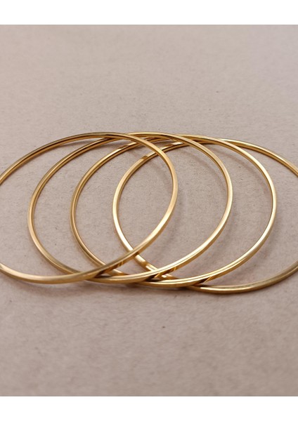 316L Çelik Gold Rengi Ajda Model Kadın Bileklik 4'lü indirimleri