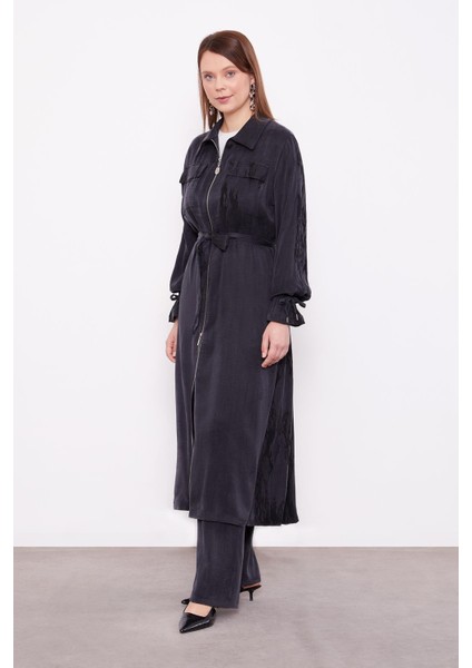 Siyah Fermuar Kapamalı Cupra Tunik fiyatları