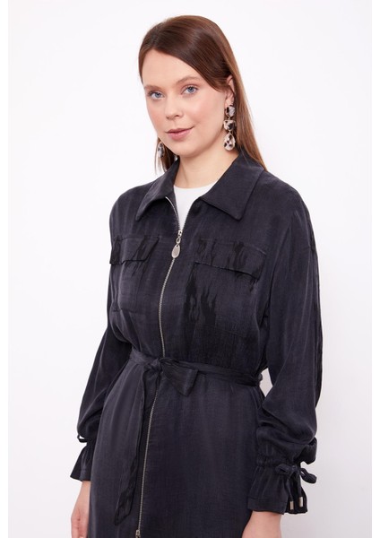 Siyah Fermuar Kapamalı Cupra Tunik fırsatları